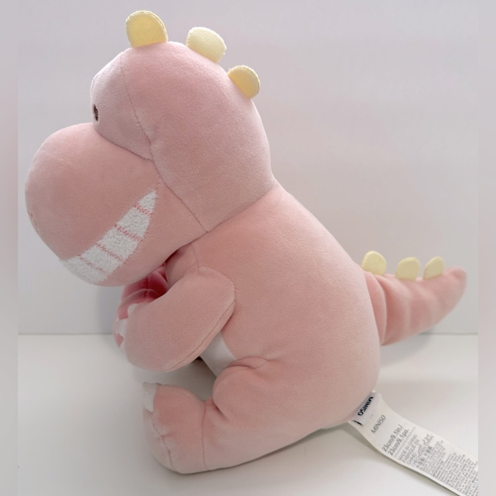 10” Mini Family Valentine Series Heart Sitting Dinosaur Plush Toy - Picture 12 of 12